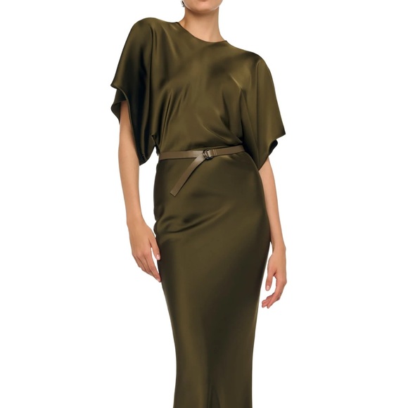 Norma Kamali Dress in Deep Olive